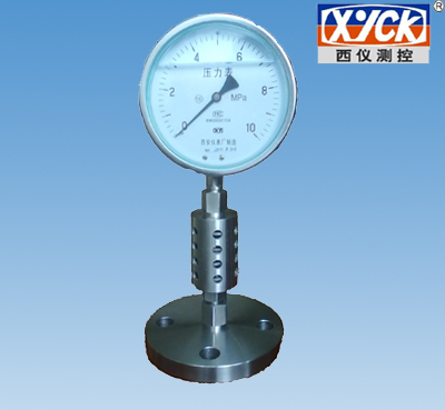 YTFH-100/150不锈钢耐高温隔膜压力表